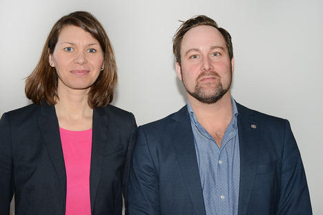 Tora Broberg som r tf. avdelningschef p Stadsmiljavdelningen och Johan Nilsson som r planchef p Stadsbyggnadsfrvaltningen.