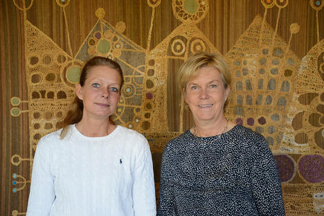 Mia frn IM och Lena Bjering frn Folkuniversitet