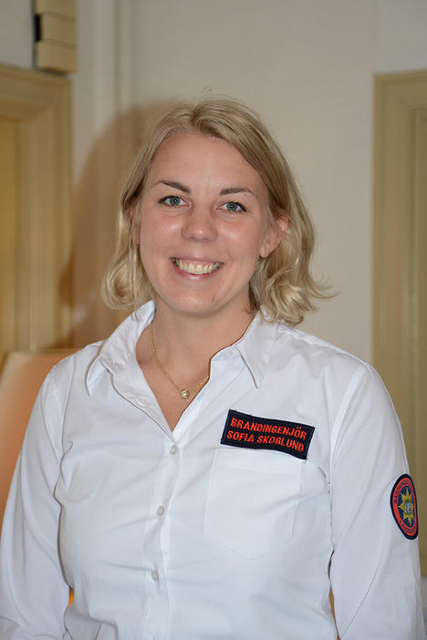 Sofia Skoglund frn Landskrona Rddningstjnst.